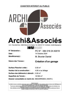 Panneau Pro - Architecte