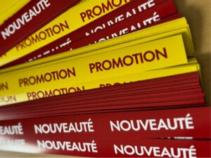 PLV Pro personnalisée - Ruban TG