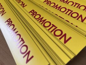 PLV Pro personnalisée - Ruban TG promo